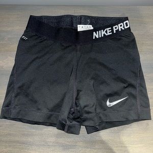 Small black Nike pro shorts